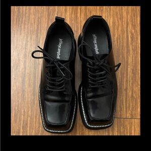 Jeffrey Campbell Black Loafers
